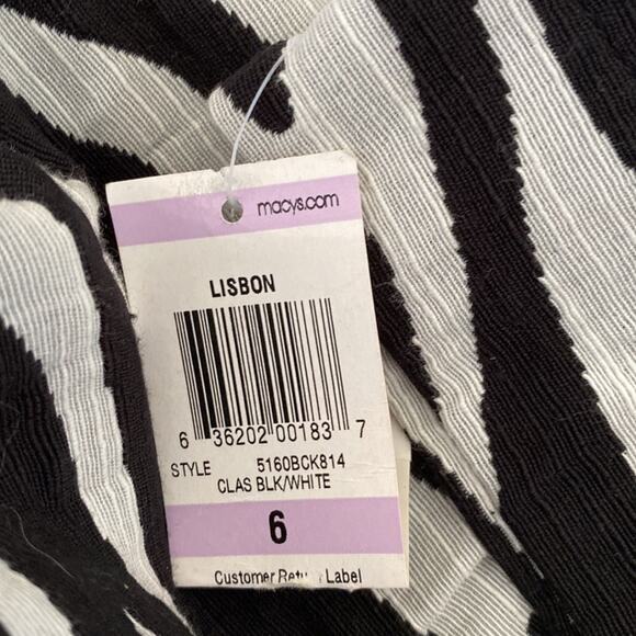 Charter Club Black White Zebra Swing Jacket - Picture 4 of 10